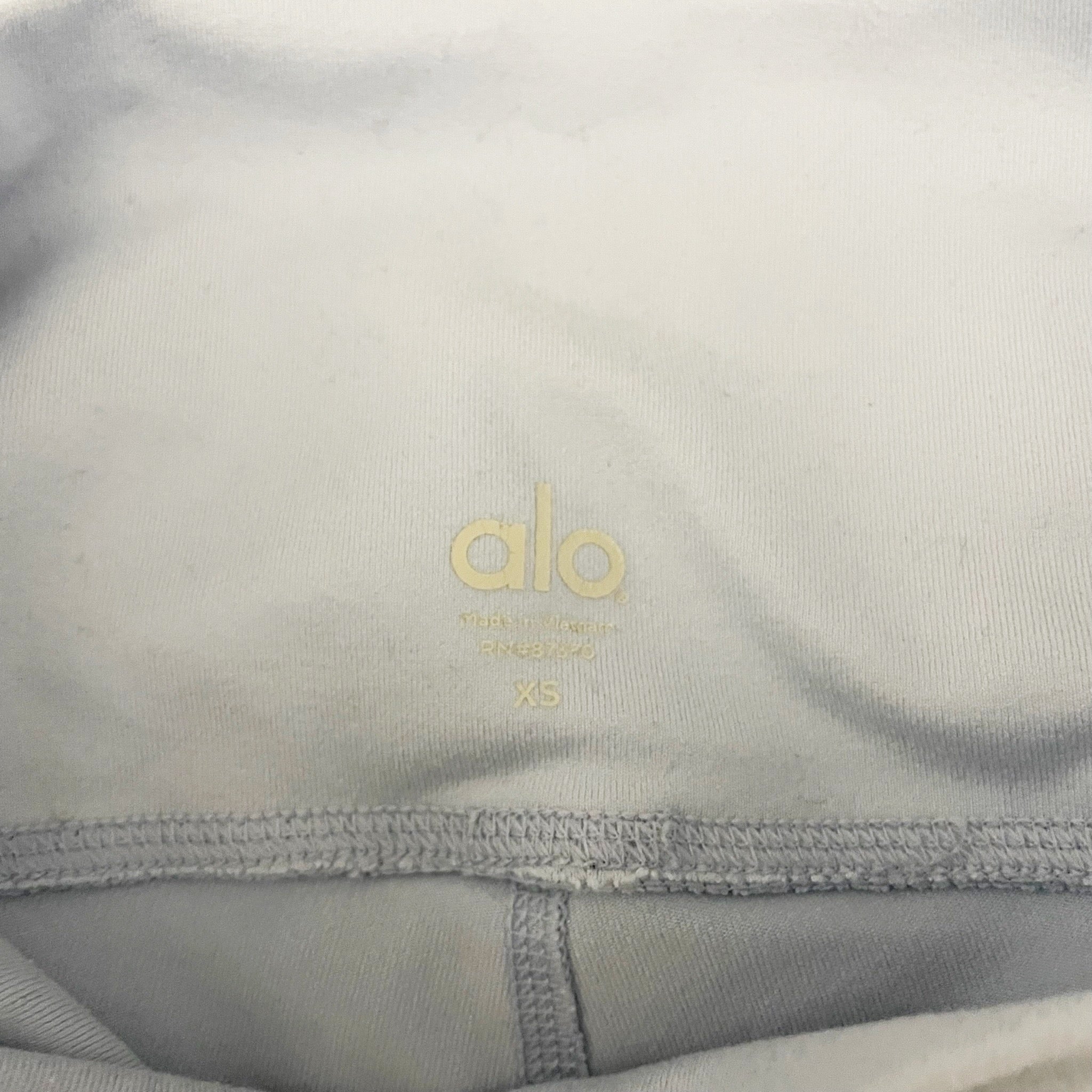 Alo Yoga Women's High Rise Athletic Work Out Lounge Leggings Light Blue XS