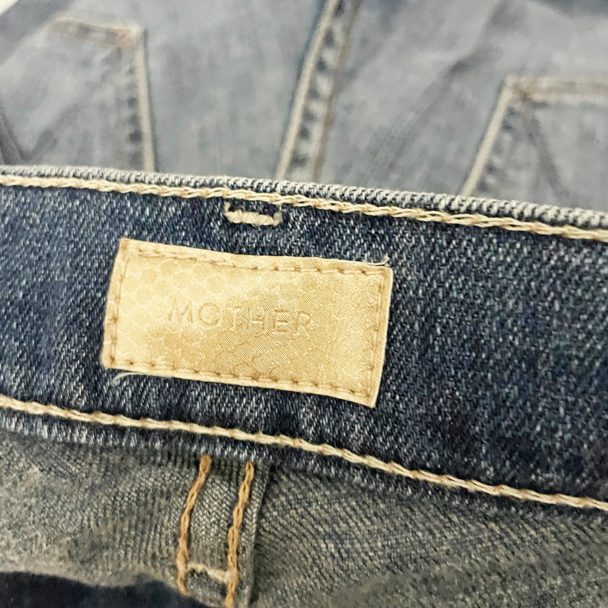 Mother Denim Skinny Not Skinny Mid Rise Cotton Stretch Jeans Blue Skies Tomorrow