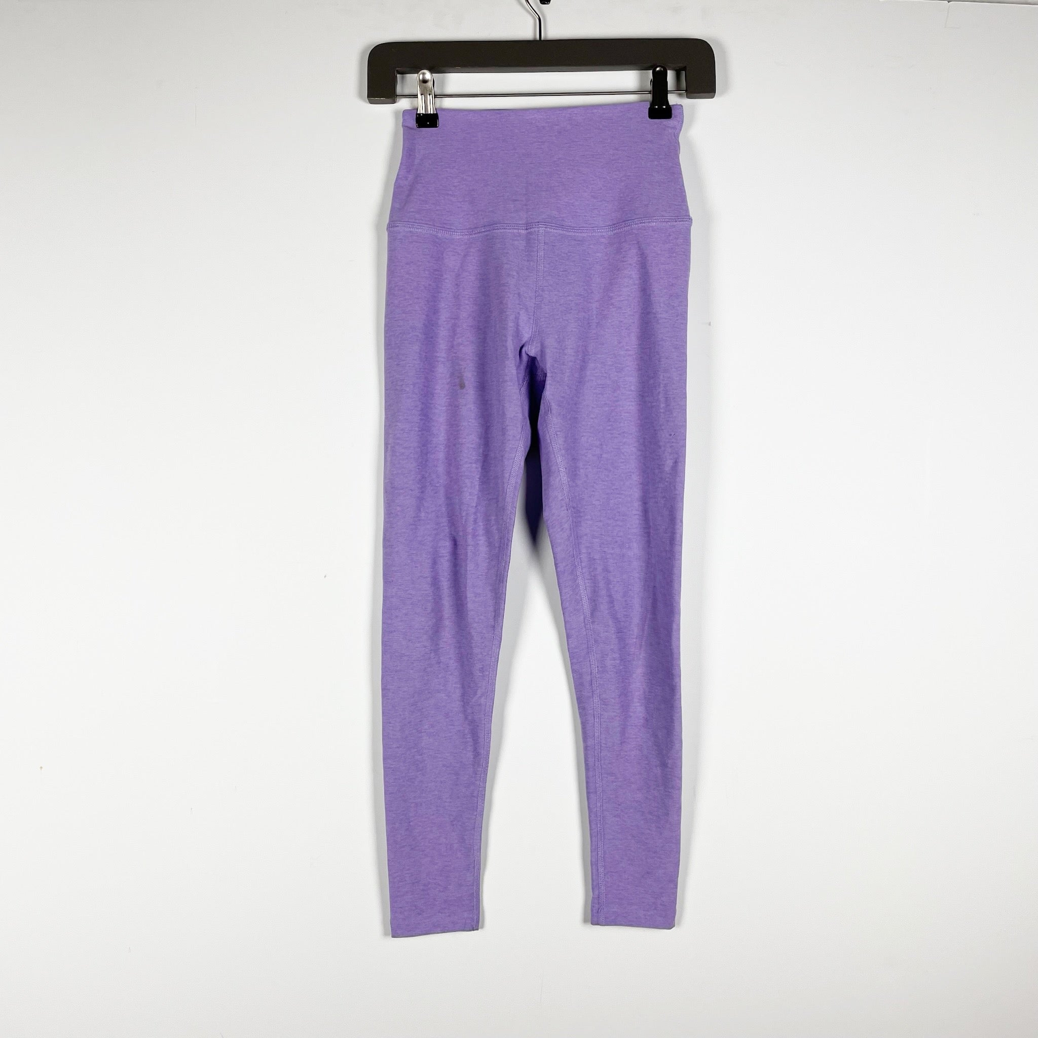 Beyond Yoga Women's Spacedye High Rise Athletic Work Out Leggings Purple Small