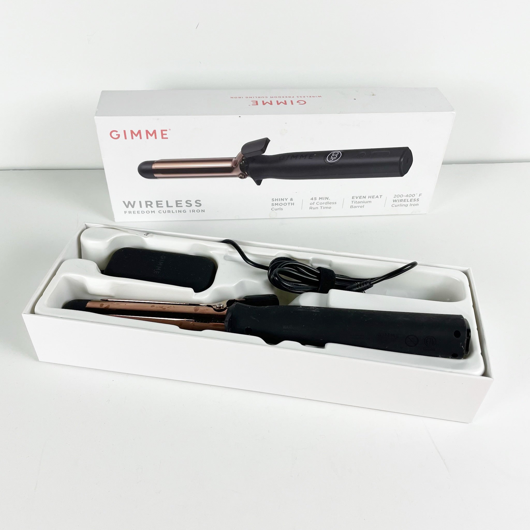 Gimme Beauty Wireless Freedom 1" Hair Beauty Curling Iron