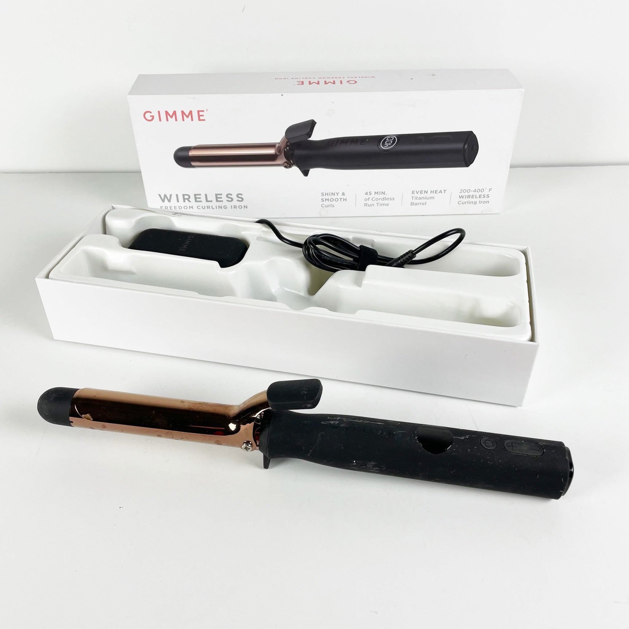 Gimme Beauty Wireless Freedom 1" Hair Beauty Curling Iron