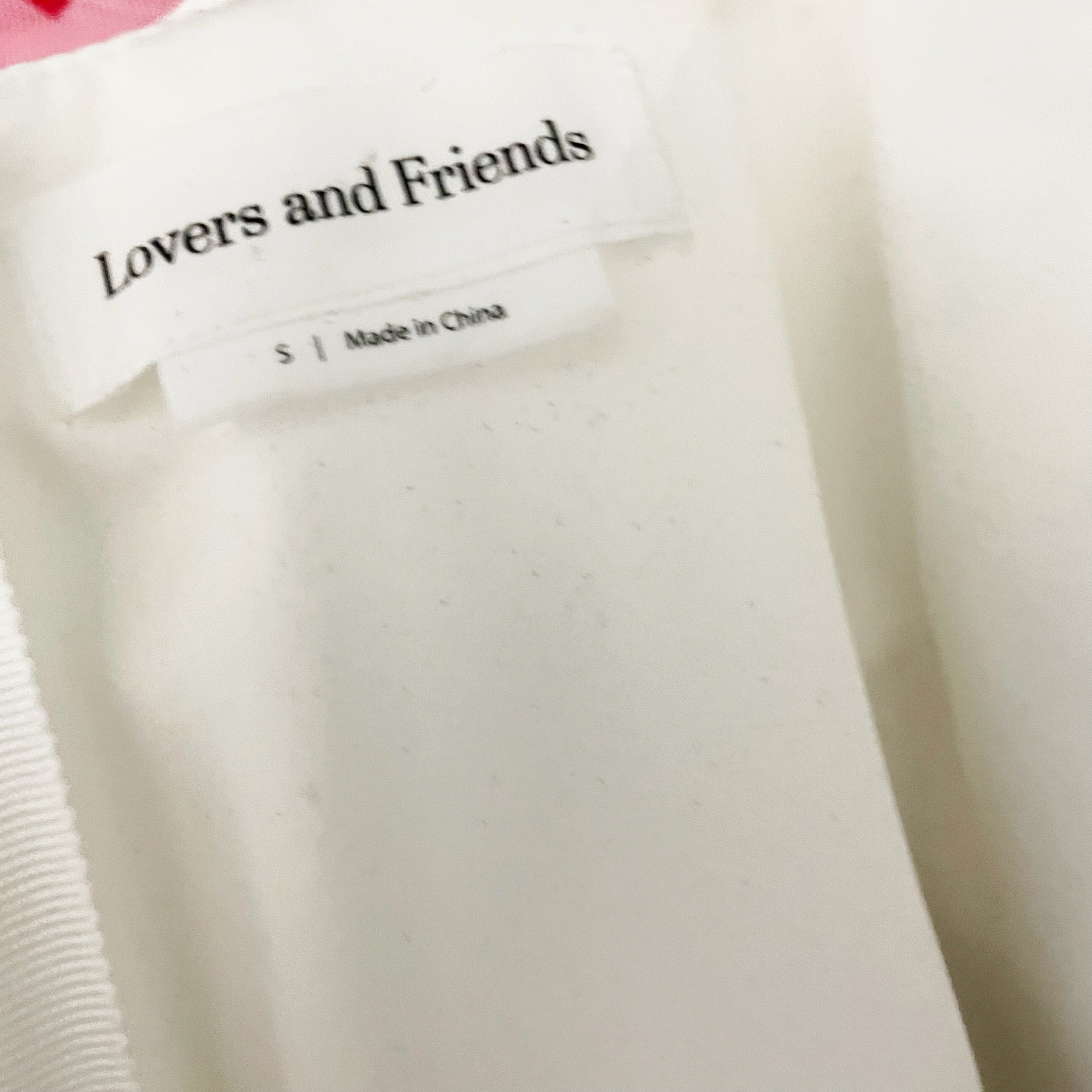 Lovers And Friends Bardot Fitted Corset Ribbed Square Neck Crop Tank Top White S