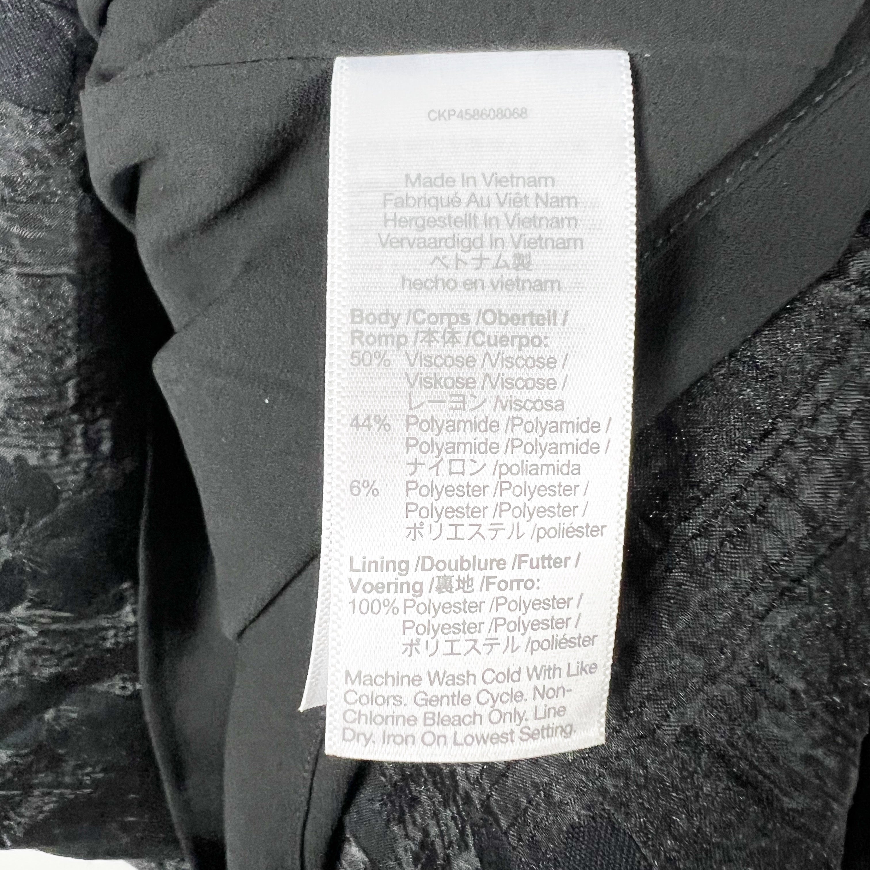 NEW Madewell Puff Sleeve Pleated Mini Dress In Floral Jacquard Print Black Small