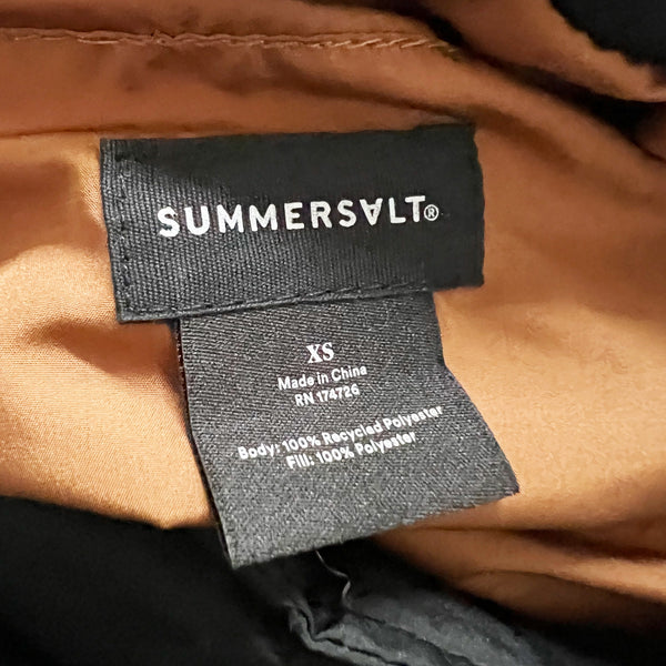 Summersalt The Colorblock Eco Puffer High Neck Jacket Sea Urchin Praline XS