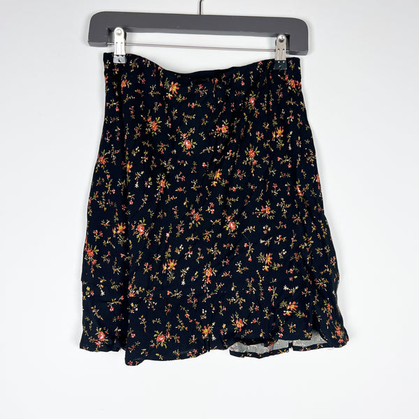 NEW Madewell Flounce Hem Mini Slip Skirt Fresh Sprigs Floral Flower Print 4