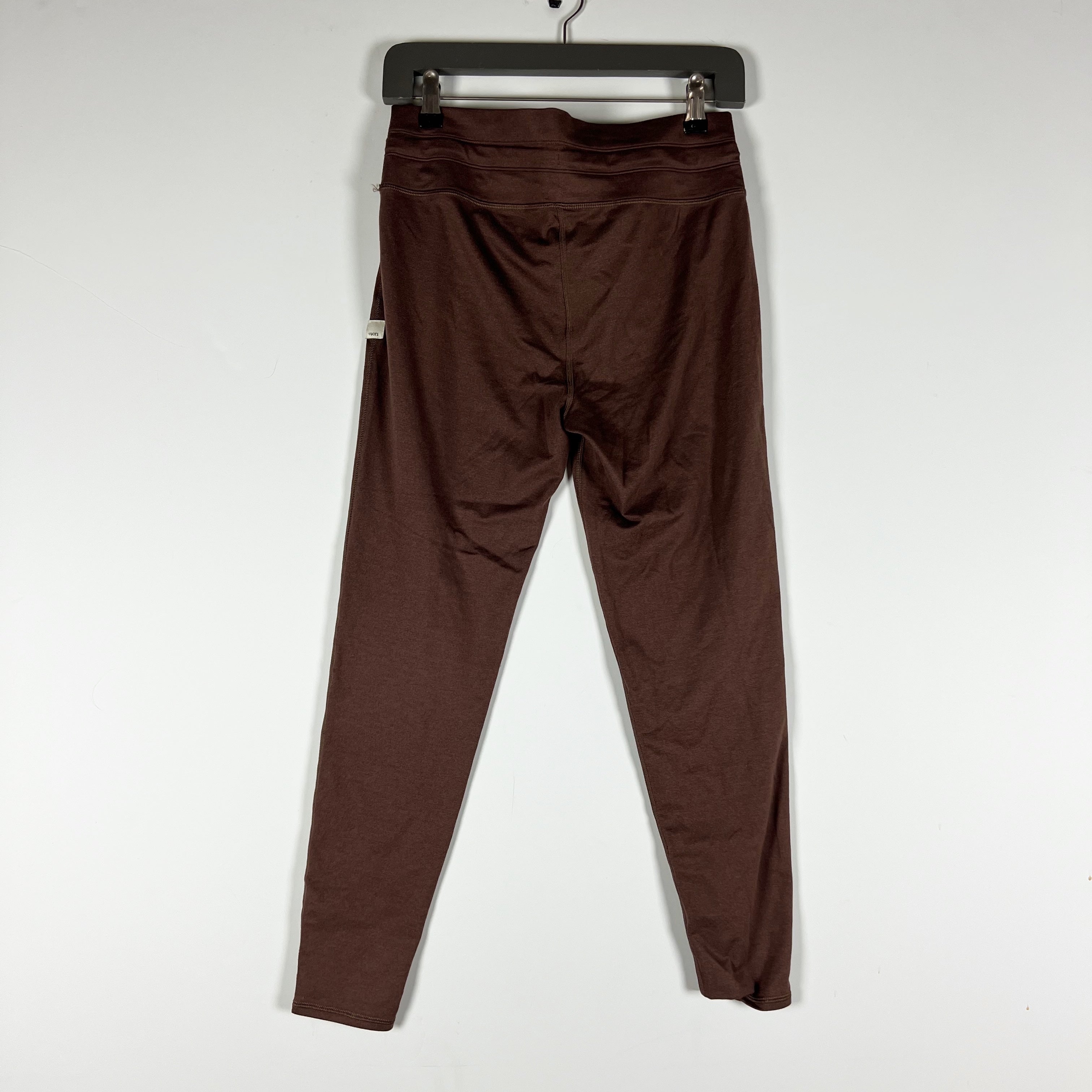 Vuori Women's Performance Ankle Crop Mid Rise Jogger Pants Ultra Soft Brown M