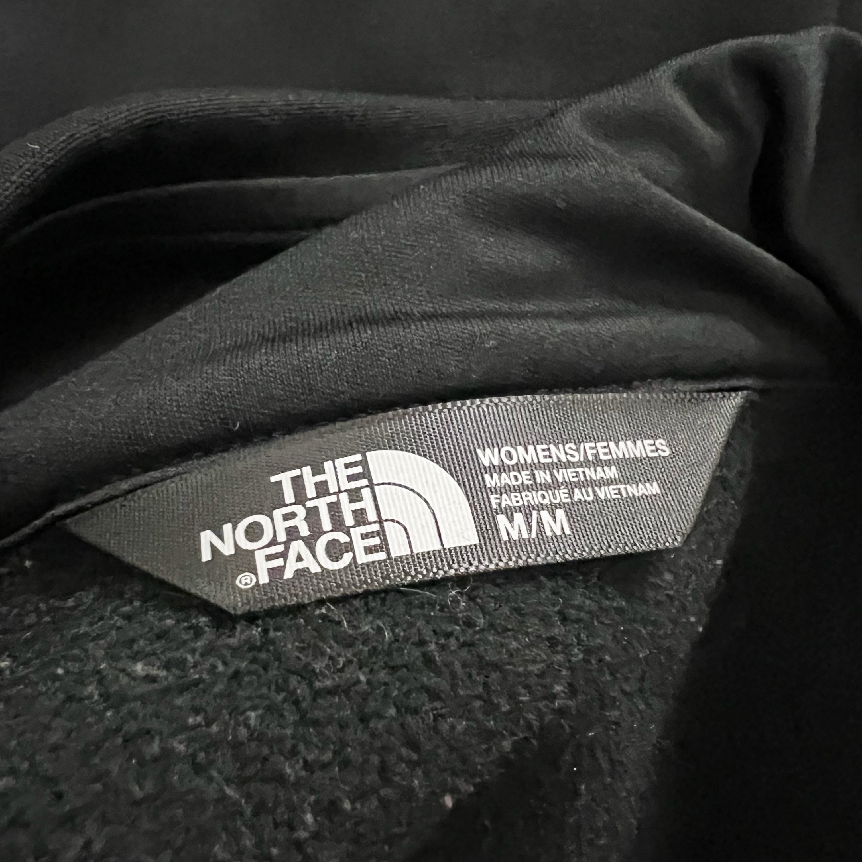 The North Face Women's Full Zip Fleece Lined Jacket Solid Black Medium