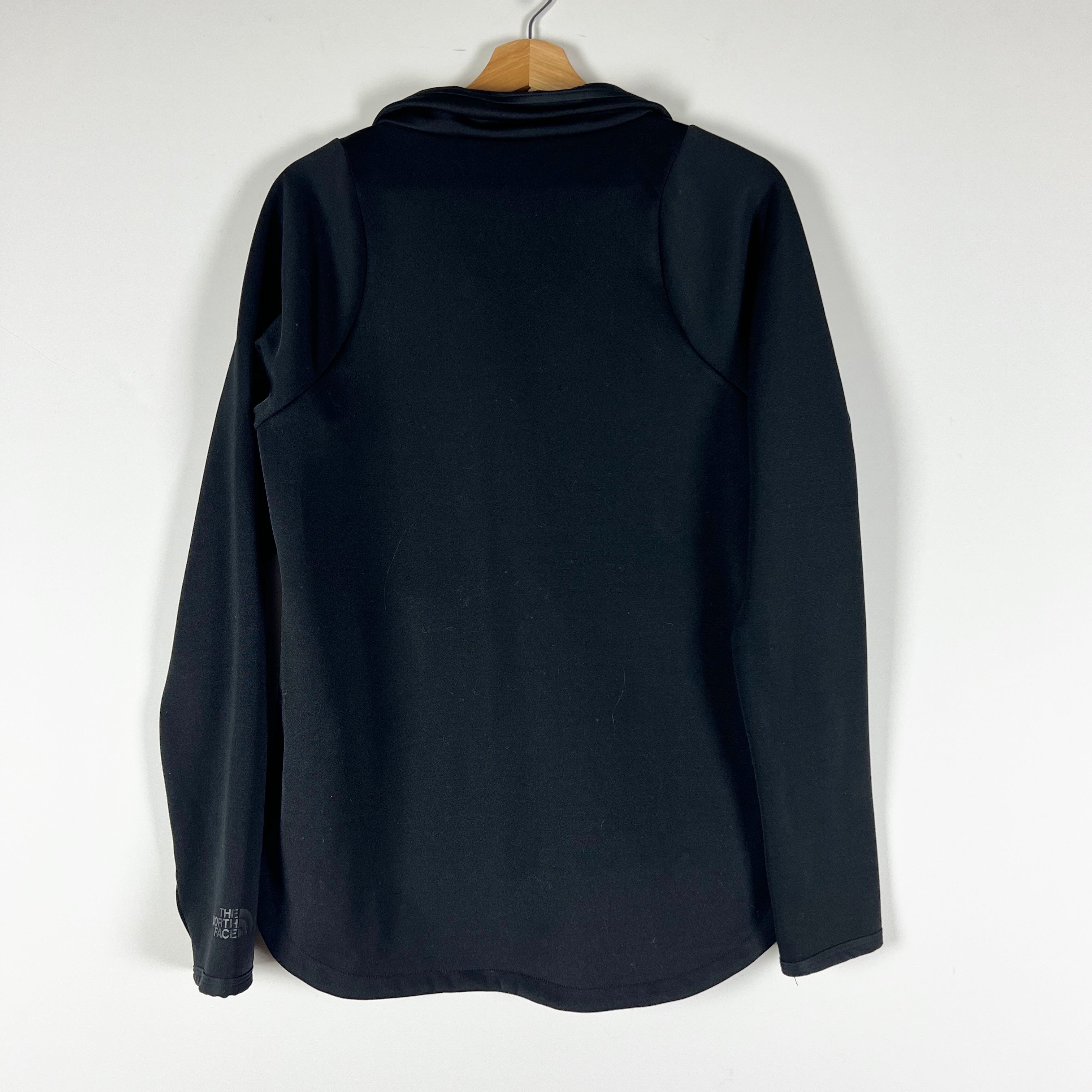 The North Face Women's Full Zip Fleece Lined Jacket Solid Black Medium