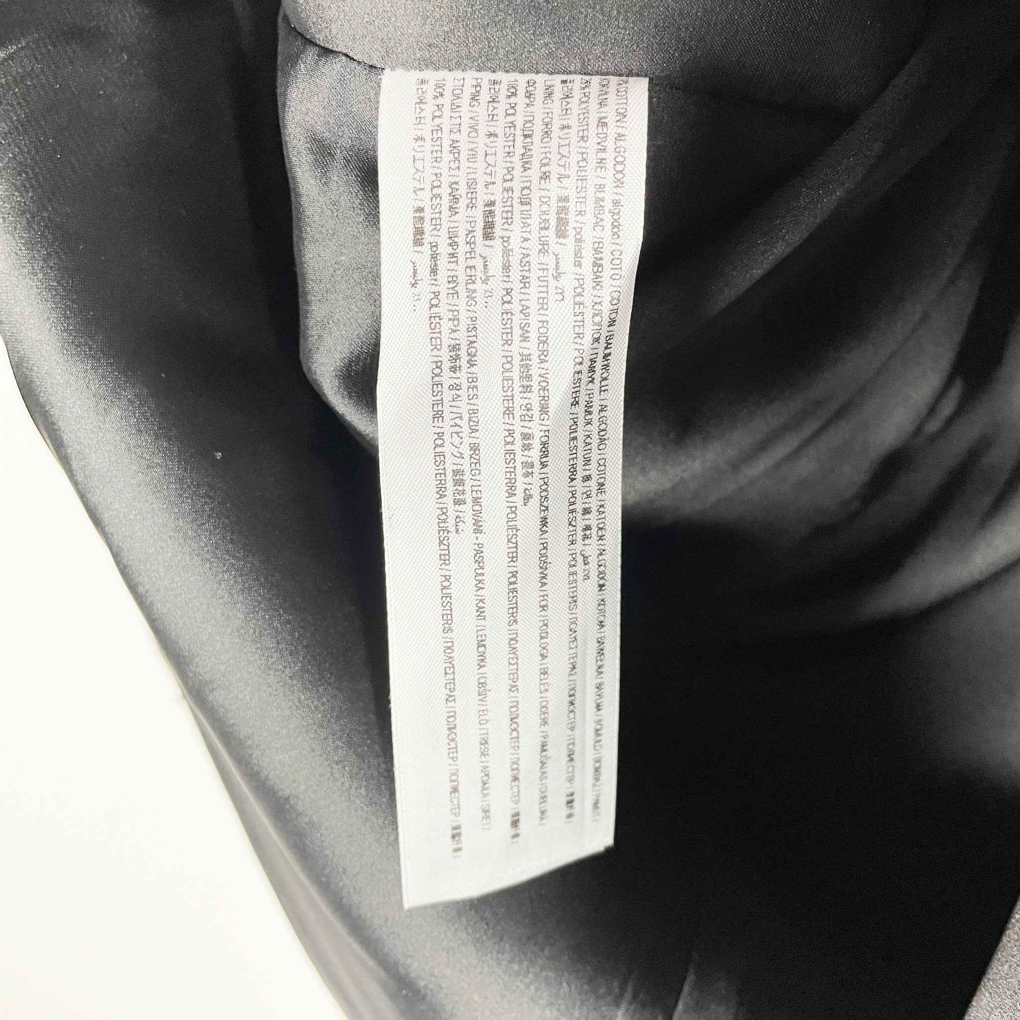 NEW MNG Americana Quintin Cotton Textured Double Breasted Tuxedo Blazer Jacket