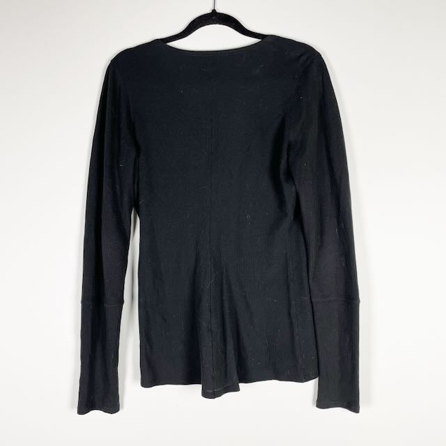 Lululemon Women's Swiftly Tech Henley Button V Neck Long Sleeve Shirt Blouse M