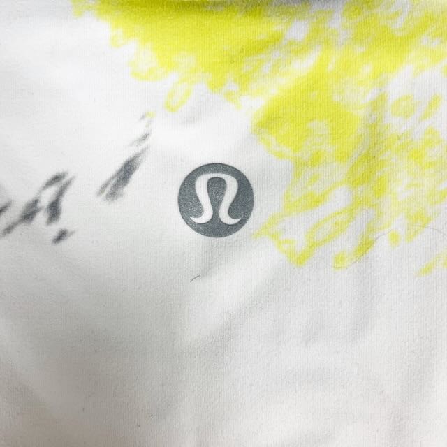 Lululemon Invigorate Training Tank Top Cross Court Wash Electric Lemon Multi 6