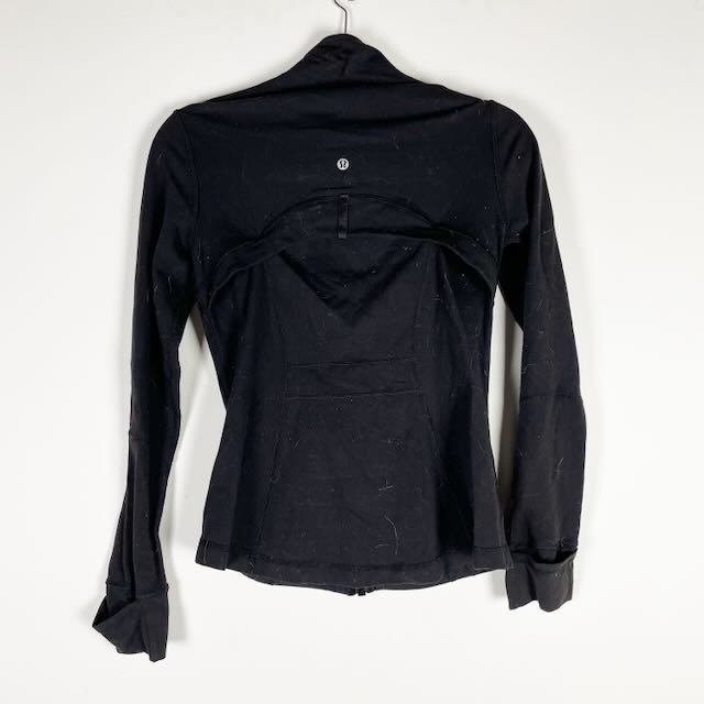 Lululemon Women's Define Full Zip Athletic Work Out Jacket Solid Black 8