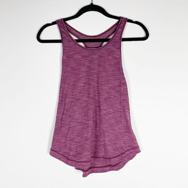 Lululemon Women's Racerback Sleeveless Athletic Work Out Tank Top Pink Purple 6