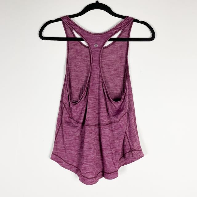Lululemon Women's Racerback Sleeveless Athletic Work Out Tank Top Pink Purple 6