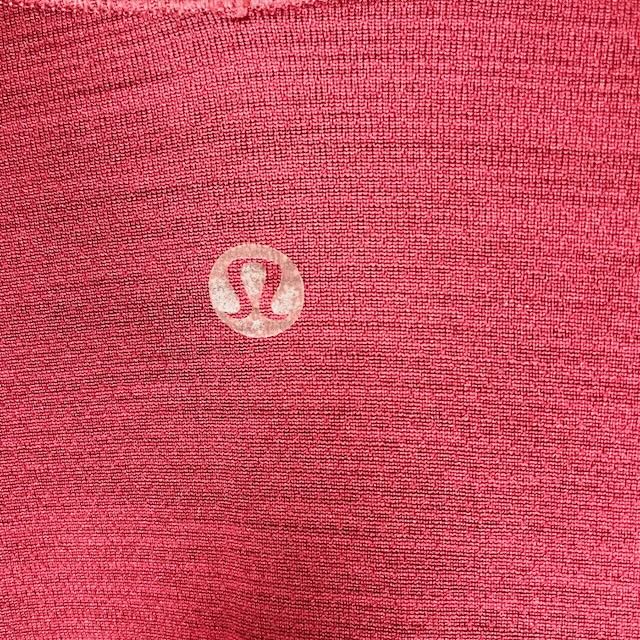 Lululemon Men's Crew Neck Short Sleeve Athletic Work Out Tee Shirt Red XXL