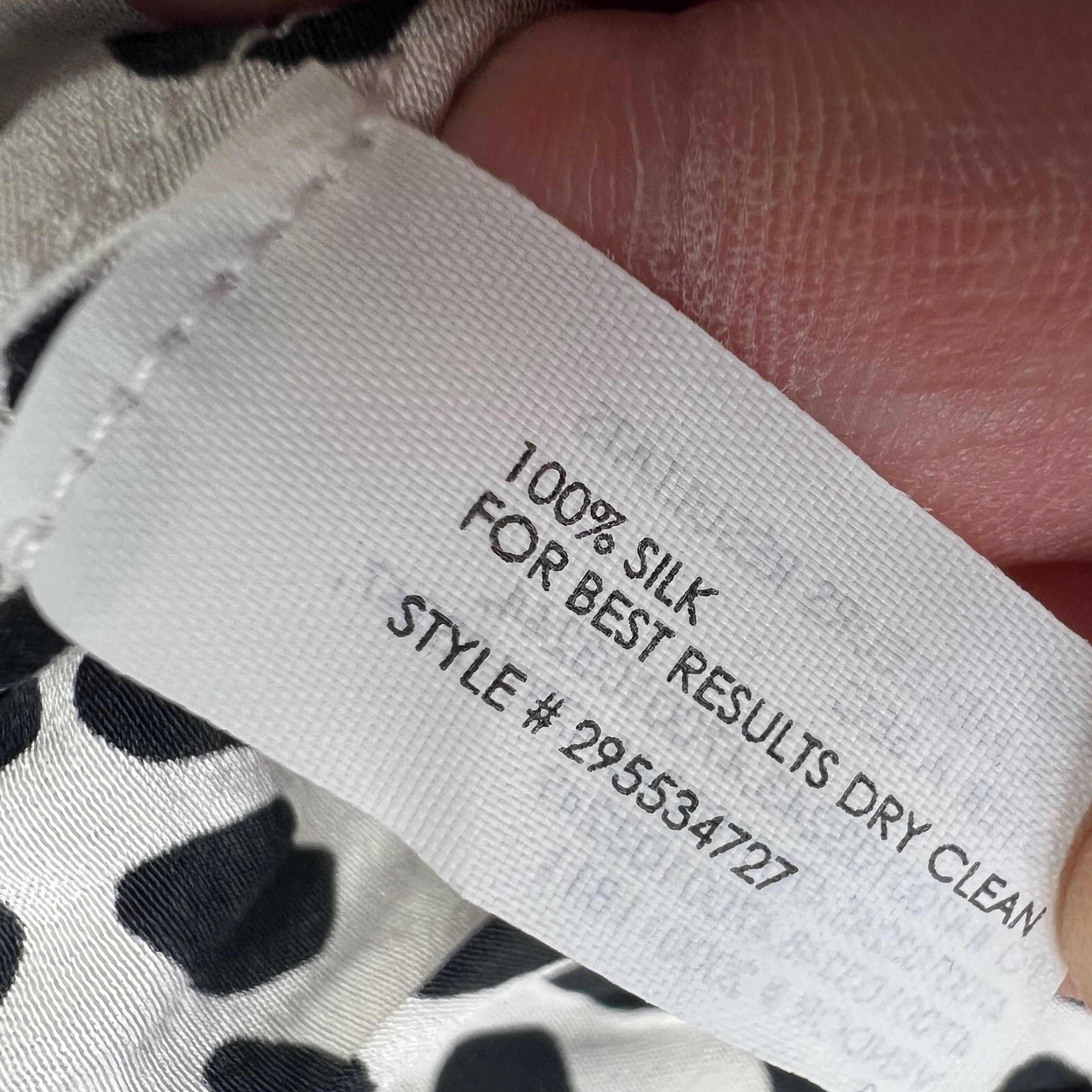 NEW Club Monaco Arleta Silk Satin Robe Wrap Style Cream Grand Print Dress 12