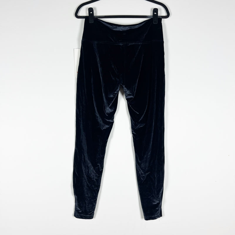 NEW Lululemon Women's Wunder Lounge High Rise Tight 28" Velvet Velour Black 14