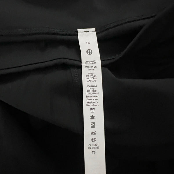 NEW Lululemon Women's Fast And Free High Rise Tight Leggings Solid Black 25"