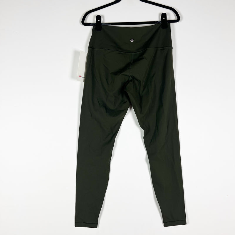 NEW Lululemon Women's Wunder Under High Rise Tight Leggings Dark Olive Green 12