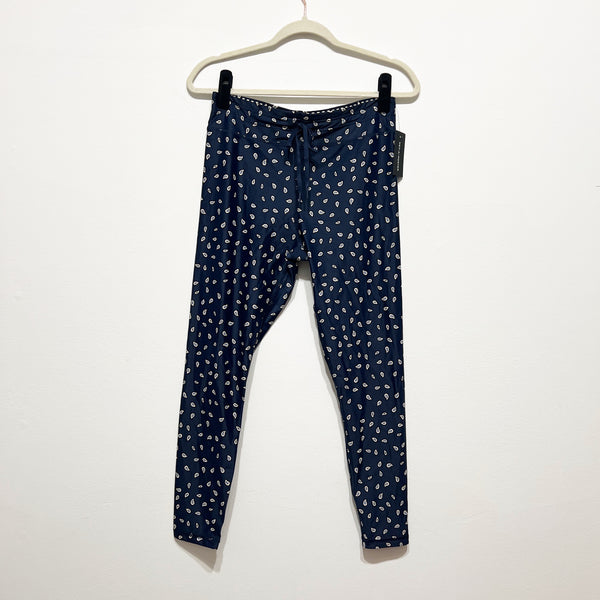 NEW The Upside Ditsy Paisley Midi Printed Stretch Recycled 7/8 Leggings Multi XL