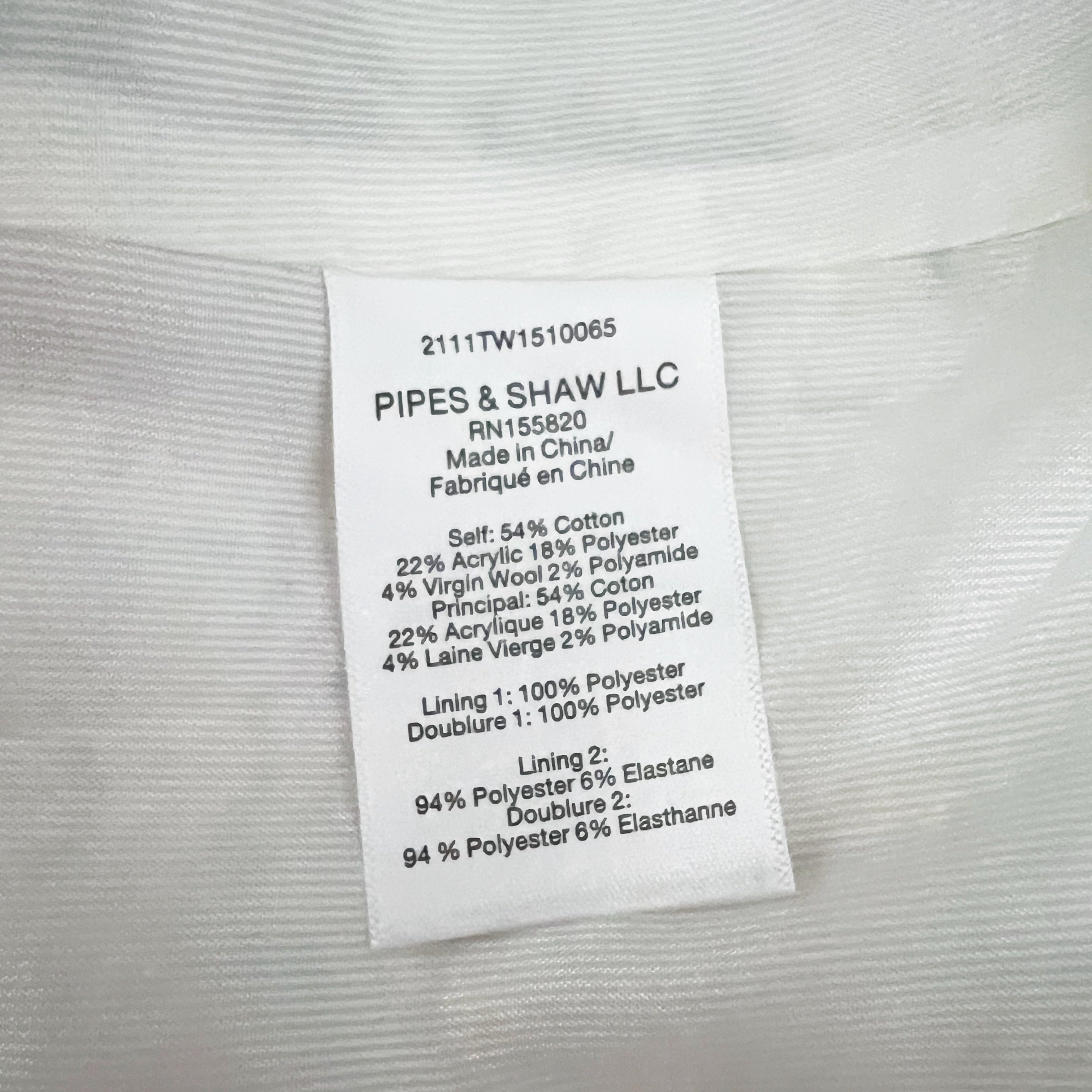 NEW Veronica Beard Albia Wool Cotton Tweed Wool Boucle Woven Black White Blazer