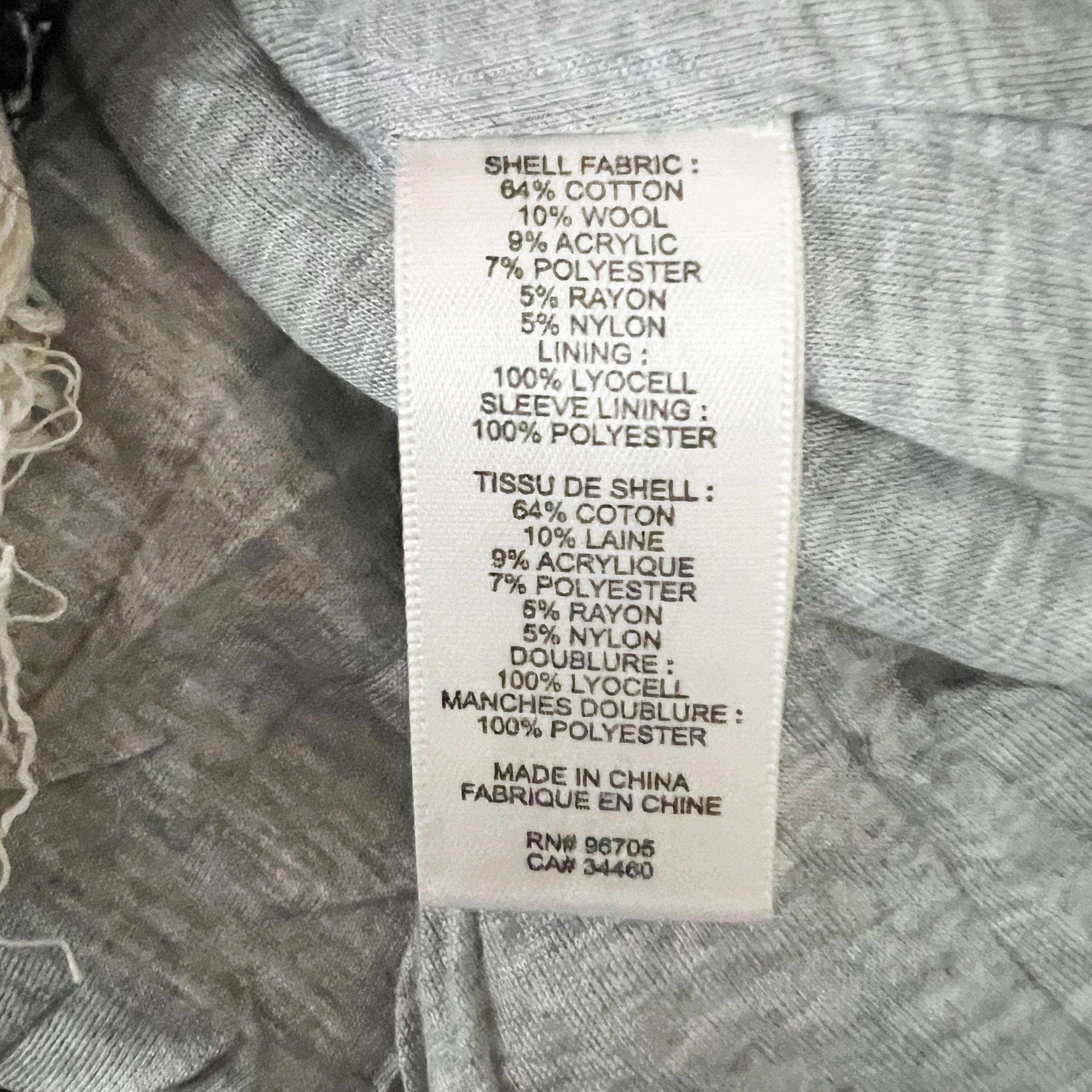 NEW Rebecca Taylor Artisan Cotton Wool Blend Textured Tweed Woven Coat Jacket 12