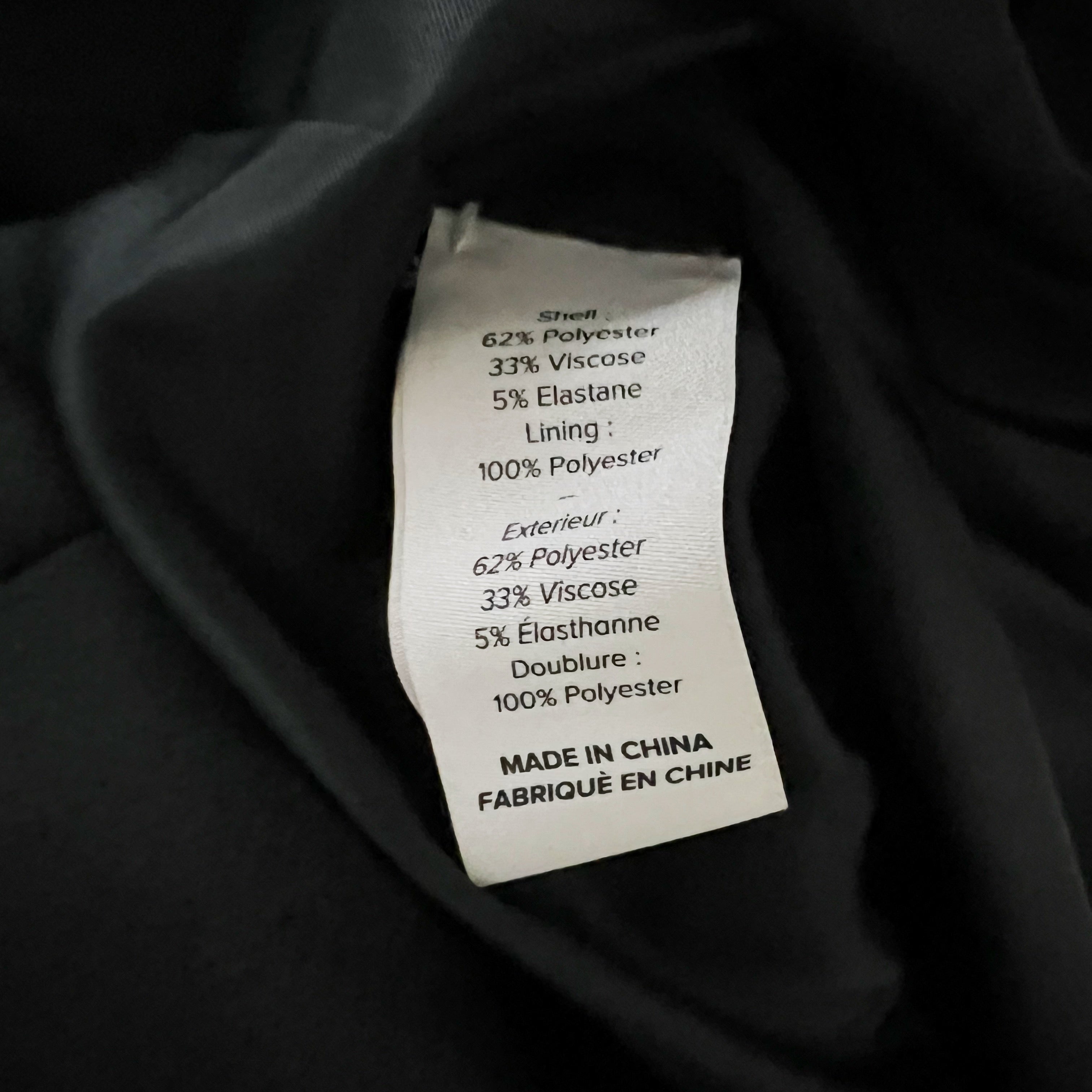 NEW Cinq A Sept Ophelia Jewel Crystal Diamond Embellished Coat Jacket Black L