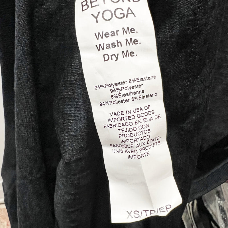 NEW Beyond Yoga Featherweight Rebalance Sleeveless Crew Neck Tank Darkest Night