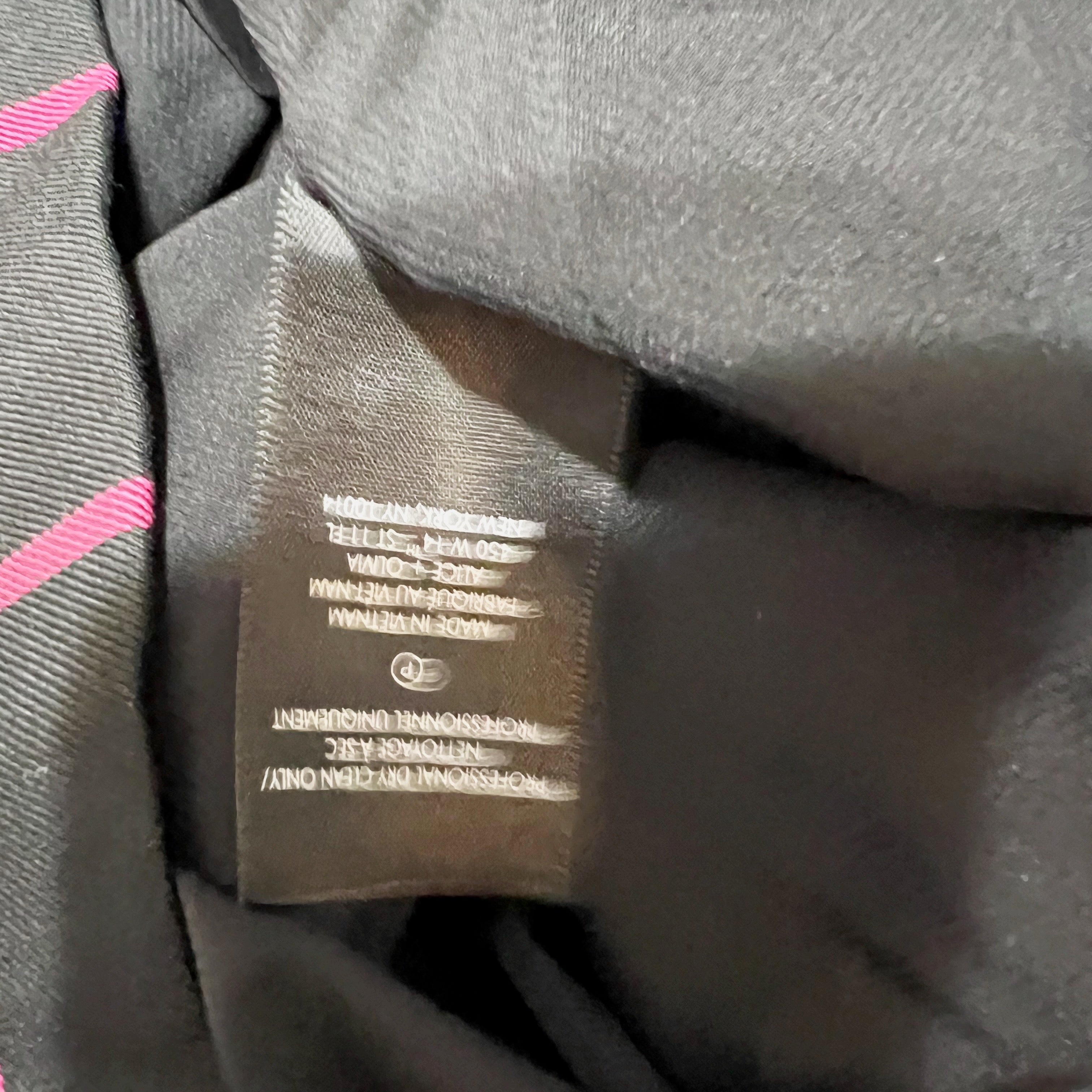 Alice And Olivia Elana Black Pink Checked Plaid Print Pattern Mini Skirt 2