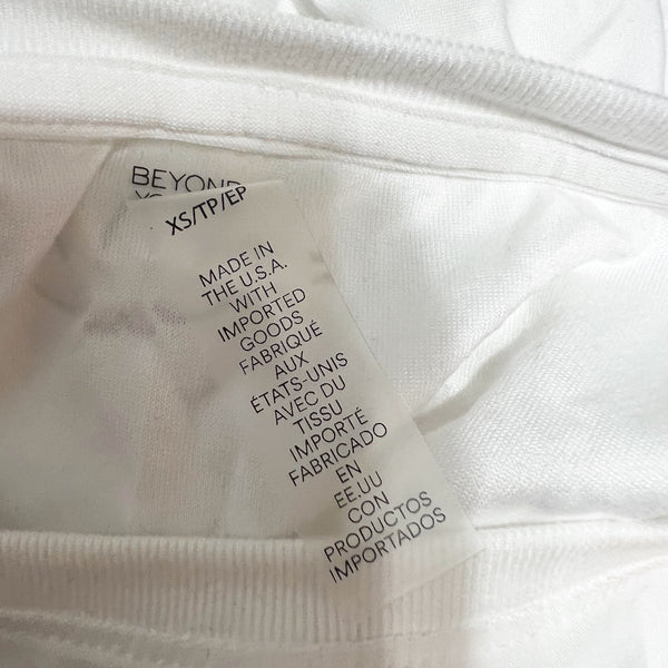 NEW Beyond Yoga Featherweight Rebalance Sleeveless Crew Neck Tank Solid White XS