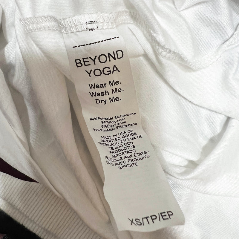 NEW Beyond Yoga Featherweight Rebalance Sleeveless Crew Neck Tank Solid White XS