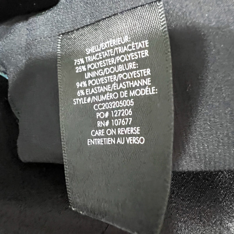 Alice And Olivia Carli Satin Interlocking Chain Strap Crop Top Bra Black Silver