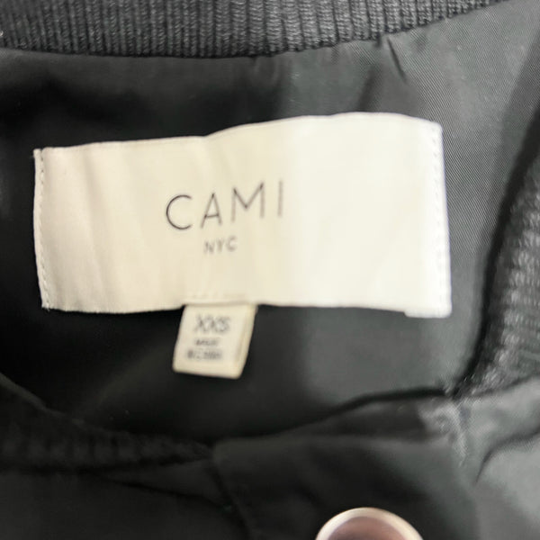 Cami NYC Ramsey Allover Floral Flower Lace Applique Snap Button Bomber Jacket