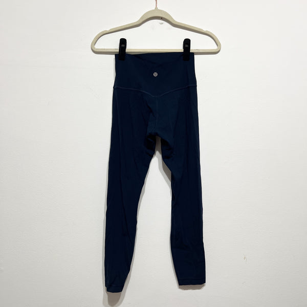 Lululemon Women's Align High Rise Athletic Work Out Leggings Pant True Navy Blue