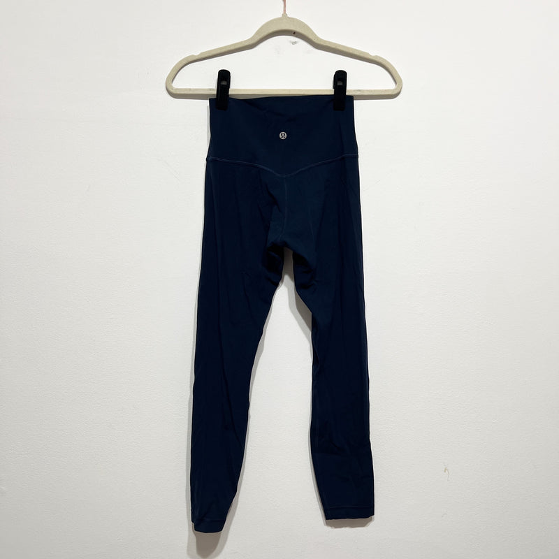 Lululemon Women's Align High Rise Athletic Work Out Leggings Pant True Navy Blue
