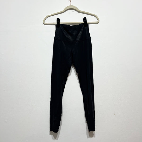 Lululemon Women's Align High-Rise Pant Shine Radiate Foil Print Black Leggings 4