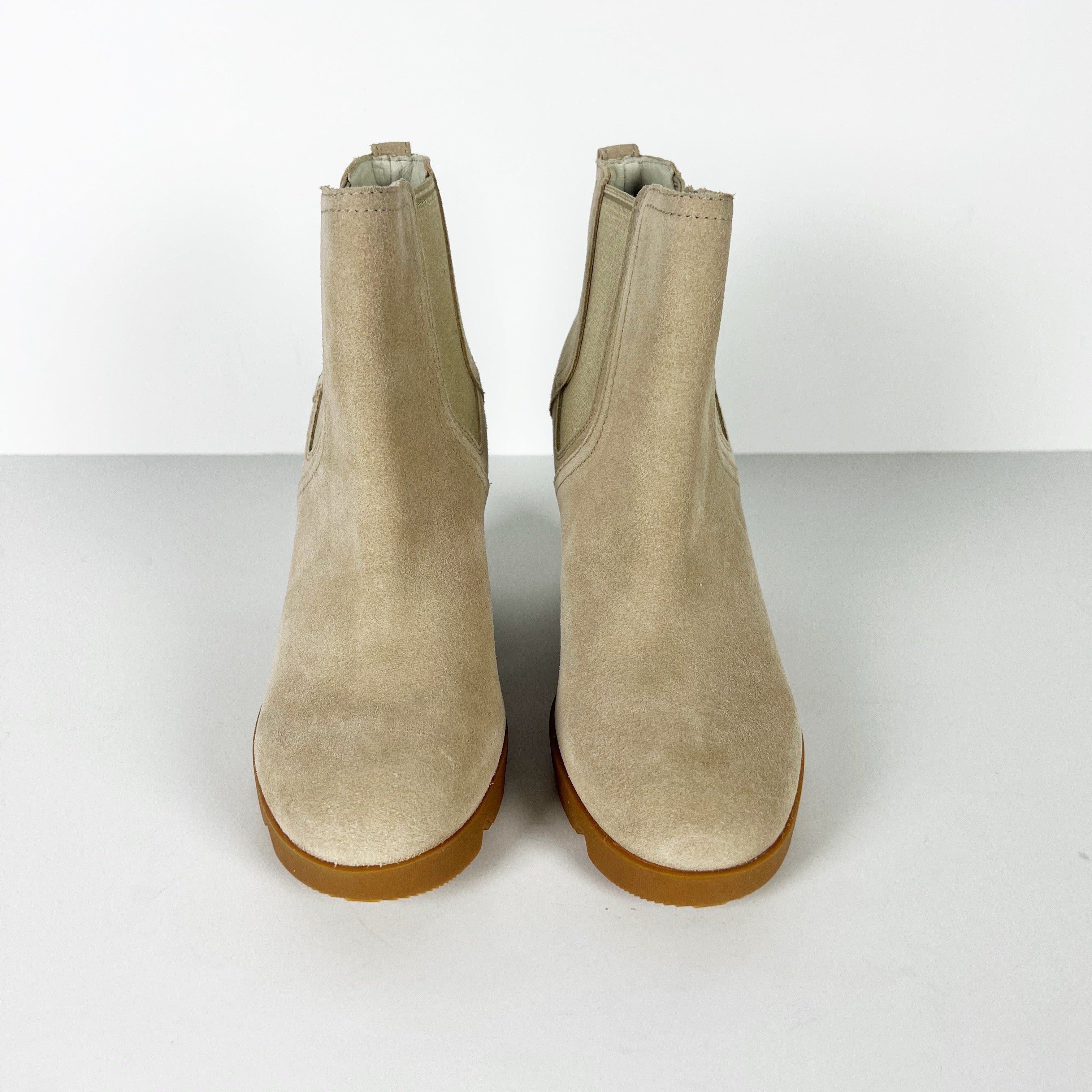 NEW Sorel Women's Joan Chelsea Rain Waterproof Ankle Wedge Heel Booties Shoes