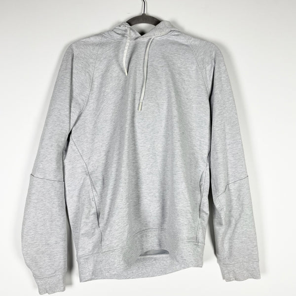 Lululemon City Sweat Pullover Hoodie Sweatshirt Heathered Ultra Light Grey M