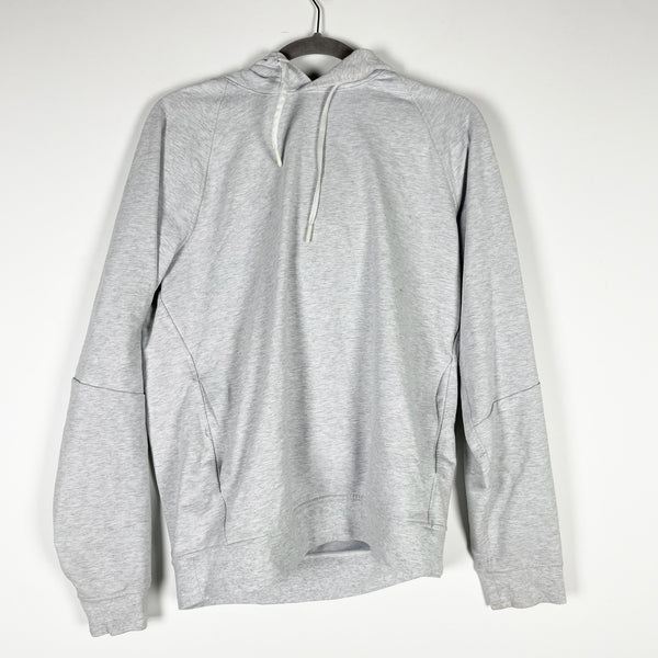 Lululemon City Sweat Pullover Hoodie Sweatshirt Heathered Ultra Light Grey M