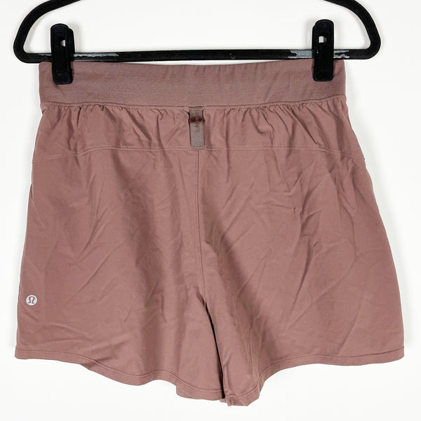 Lululemon License To Train High Rise Pull On Athletic Lounge Short 4" Dark Oxide