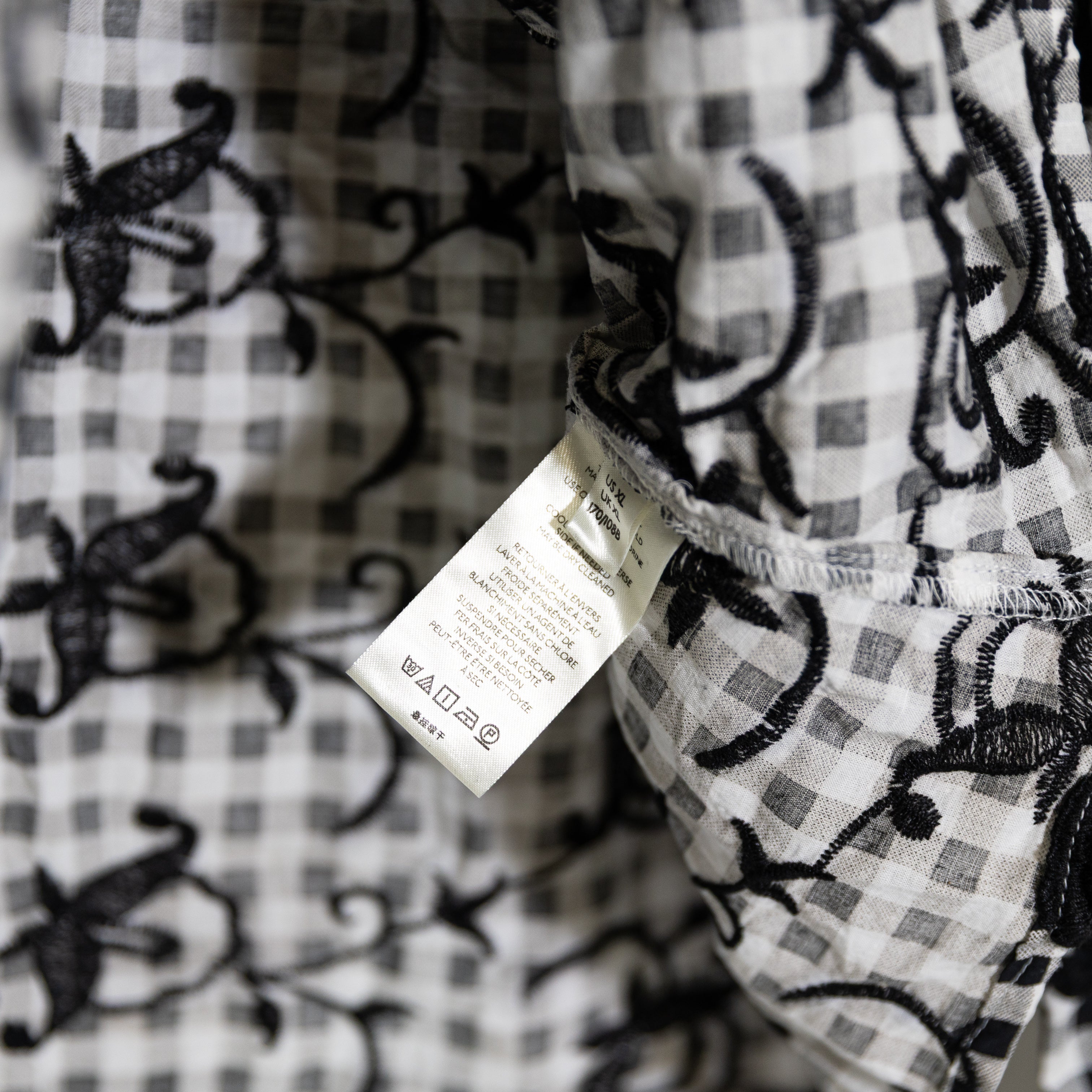 NEW Anthropologie Pilcro Gingham Whitney Cotton Button Down Blouse Shirt XL
