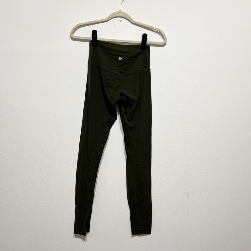 Lululemon Women's Align High Rise Athletic Work Out Leggings Pants Green 4
