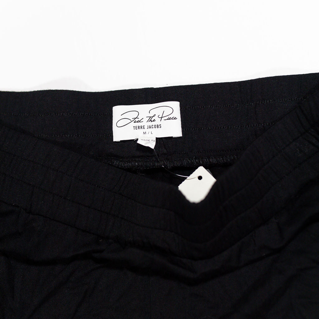 NEW Feel The Piece Bedford Straight Leg Snap Detail Straight Leg Pants M/L