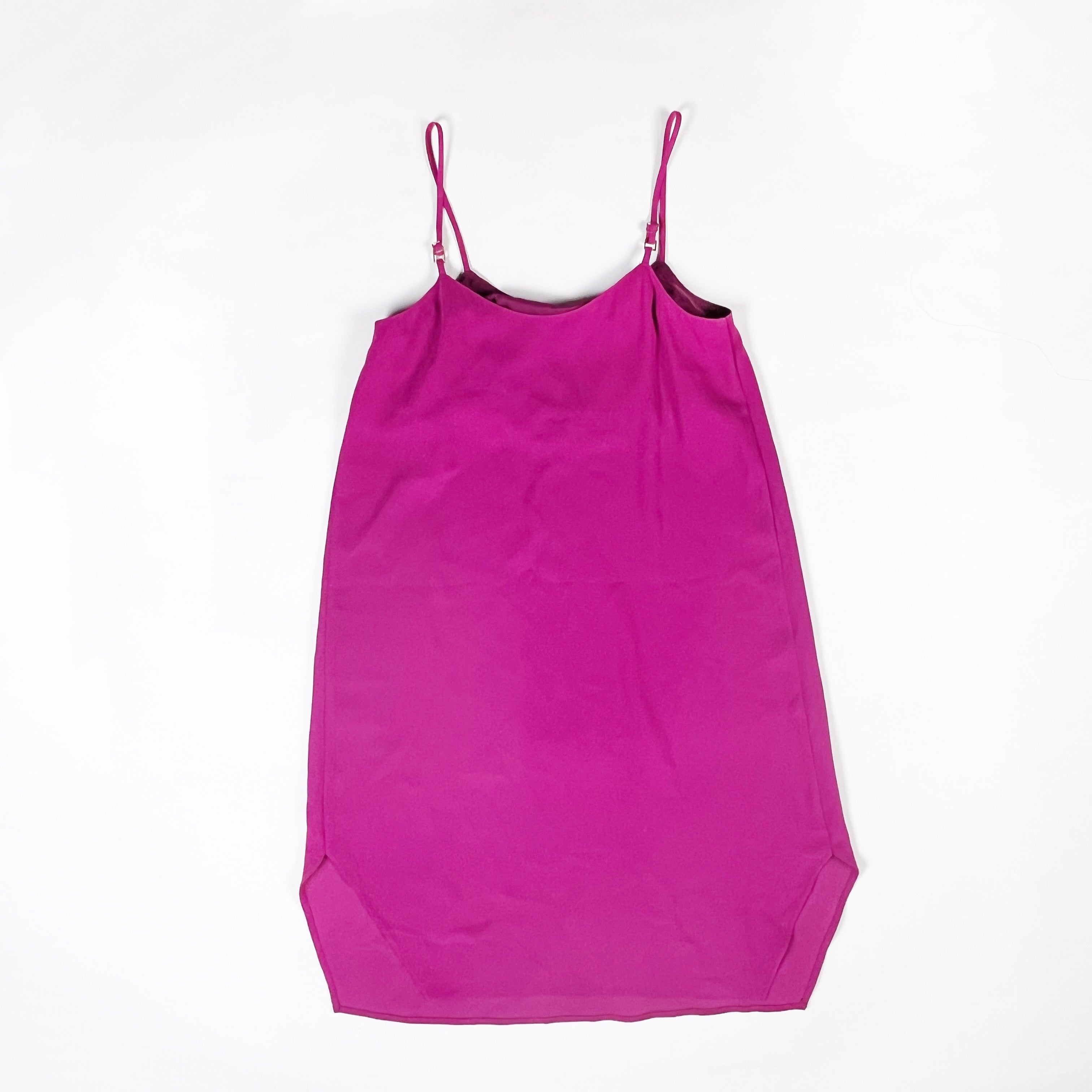 Trina Turk Nara Scoopneck Adjustable Tank Strap Pullover Slip Mini Dress Purple