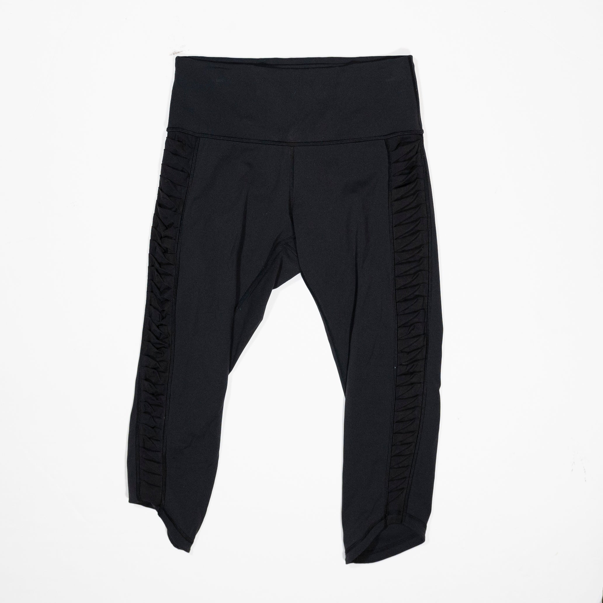 Lululemon Sunshine Salutation Crop Mesh Twist Full on Luxtreme Crops Black 8