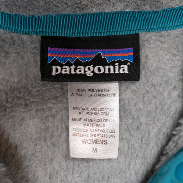 Patagonia Women's Re-Tool Snap-T Fleece Long Sleeve Collared Pullover Sweater M
