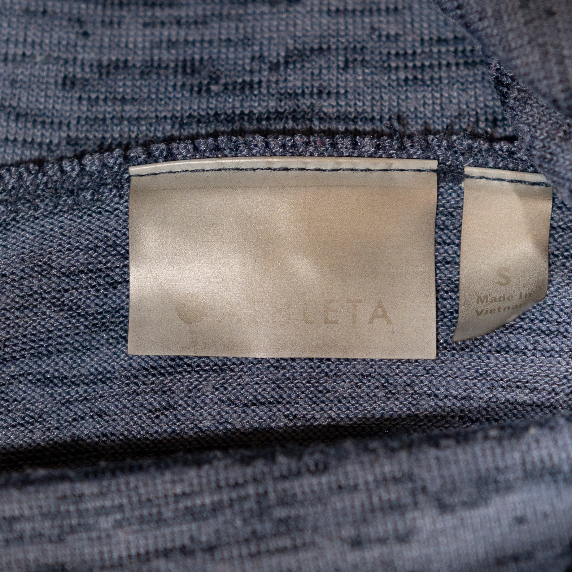 Athleta Techie Sweat Pullover Kangaroo Pocket Hoodie Sweater Sweatshirt Blue S