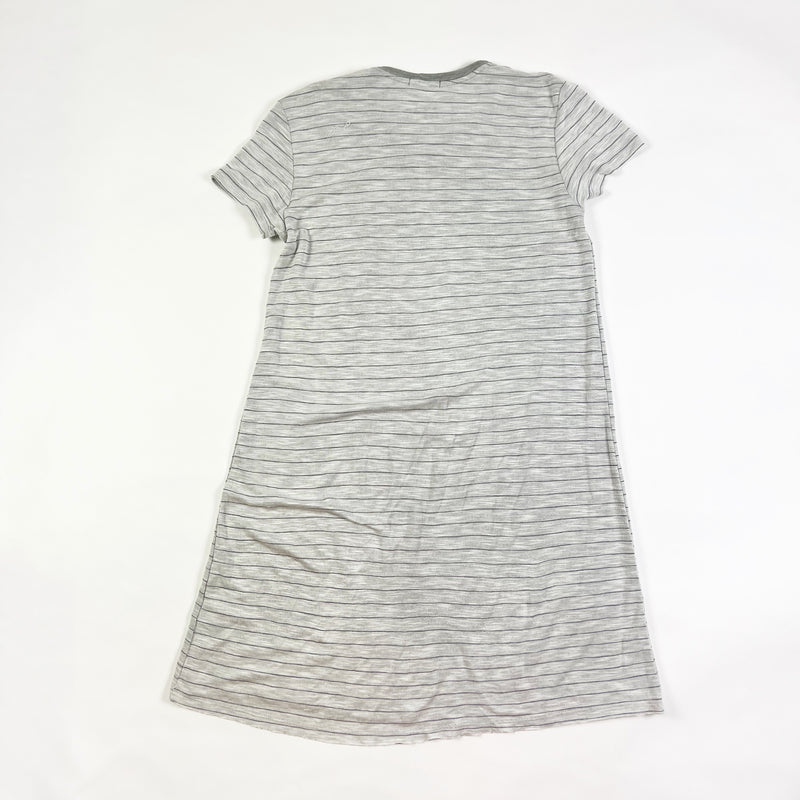 ATM Anthony Thomas Melillo Modal Cotton Stripe T Shirt Mini Dress Grey M