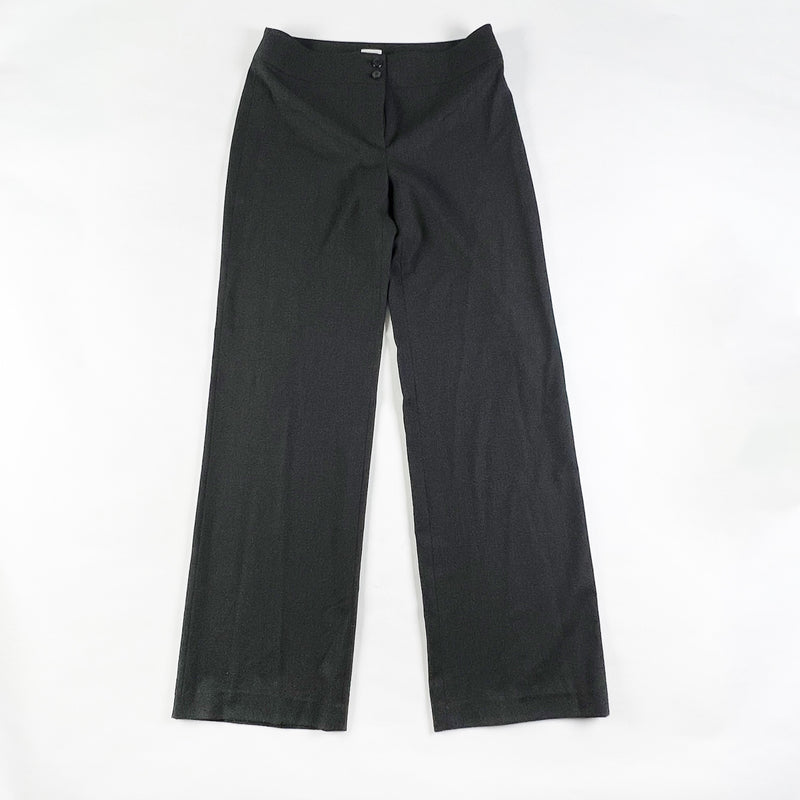Armani Collezioni Women's Wool Blend Made In Italy Straight Leg Trouser Pants 4