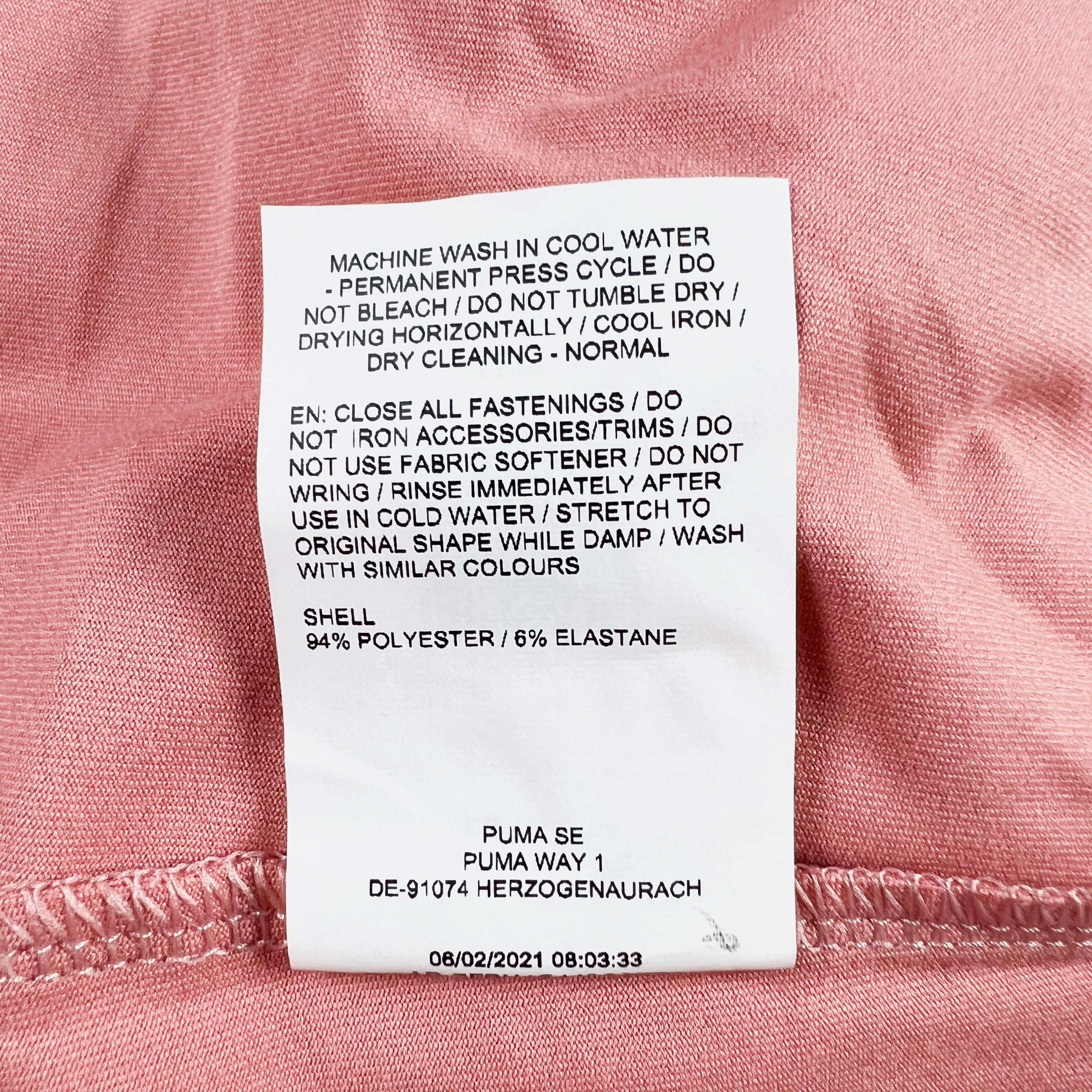 NEW Puma Women's Cloudspun Long Sleeve Pullover Crop Top Tee Shirt Rosette Pink